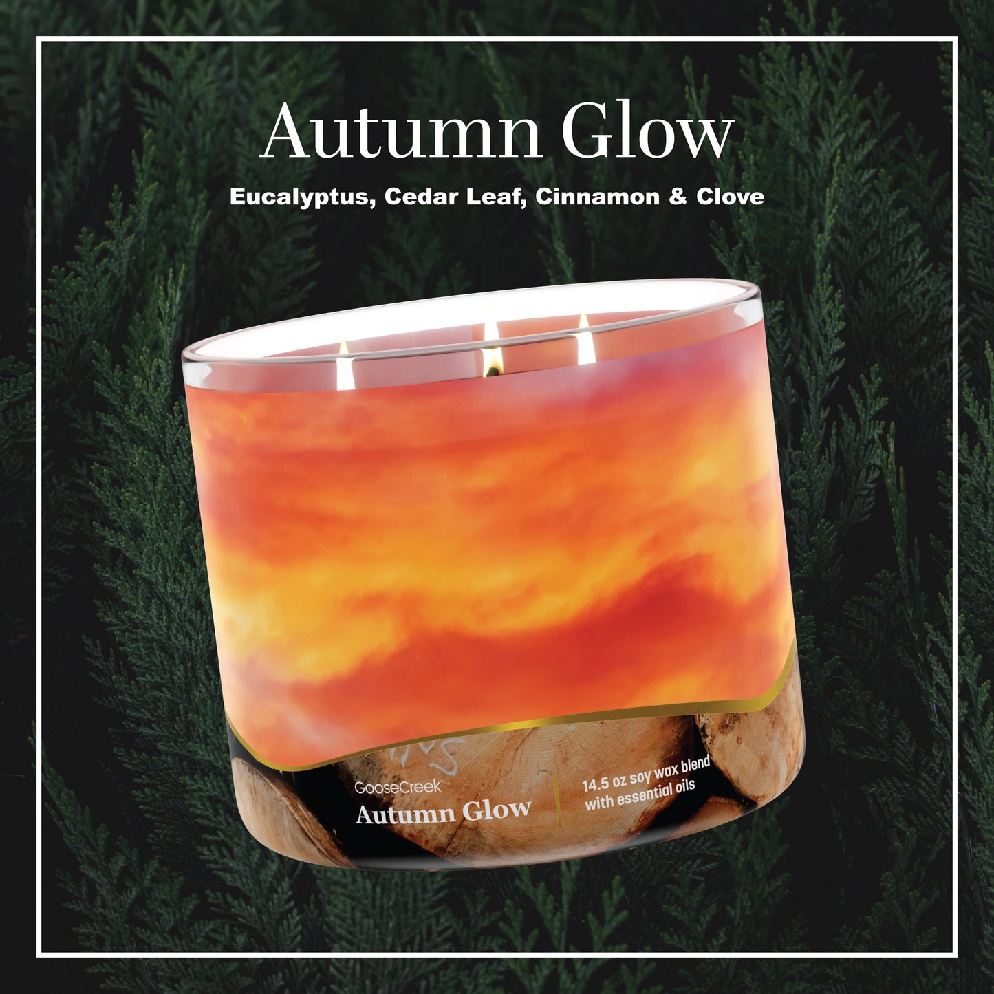 Autumn Glow Large 3-Wick Candle