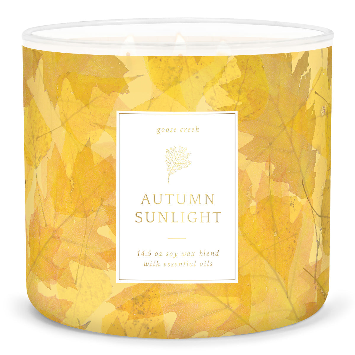 Autumn Sunlight Large Candle Invigorating Home Fragrance Goose