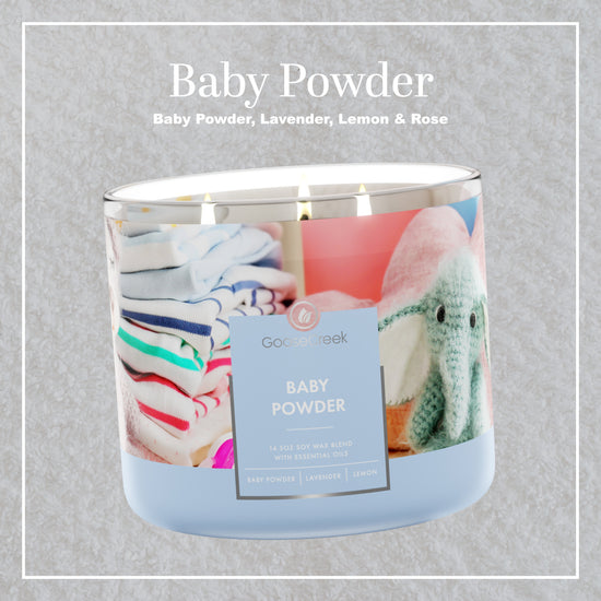 Baby Powder 3-Wick Candle