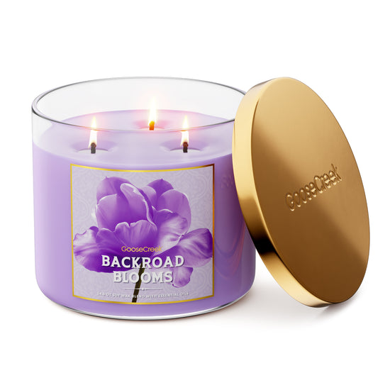 Backroad Blooms 3-Wick Candle