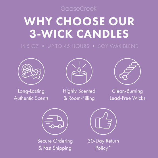 Backroad Blooms 3-Wick Candle