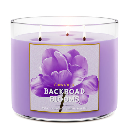 Backroad Blooms 3-Wick Candle