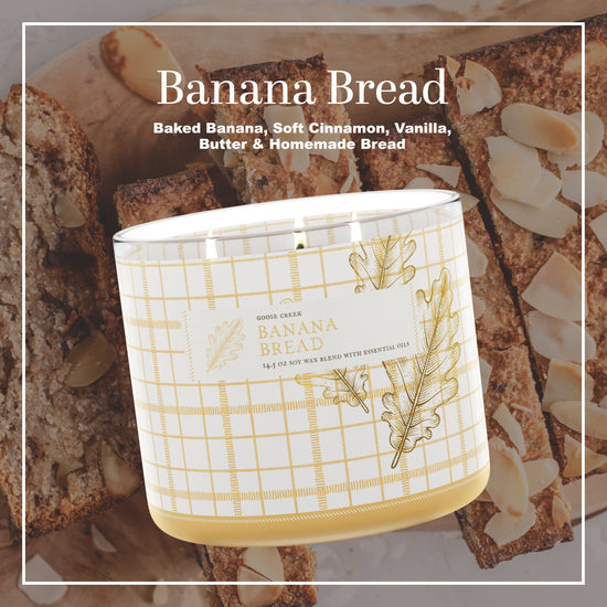 Banana Bread Large 3-Wick Candle