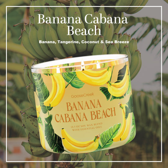 Banana Cabana Beach Large 3-Wick Candle