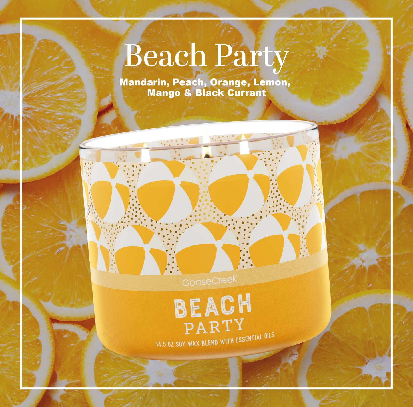 Beach Party Large 3-Wick Candle