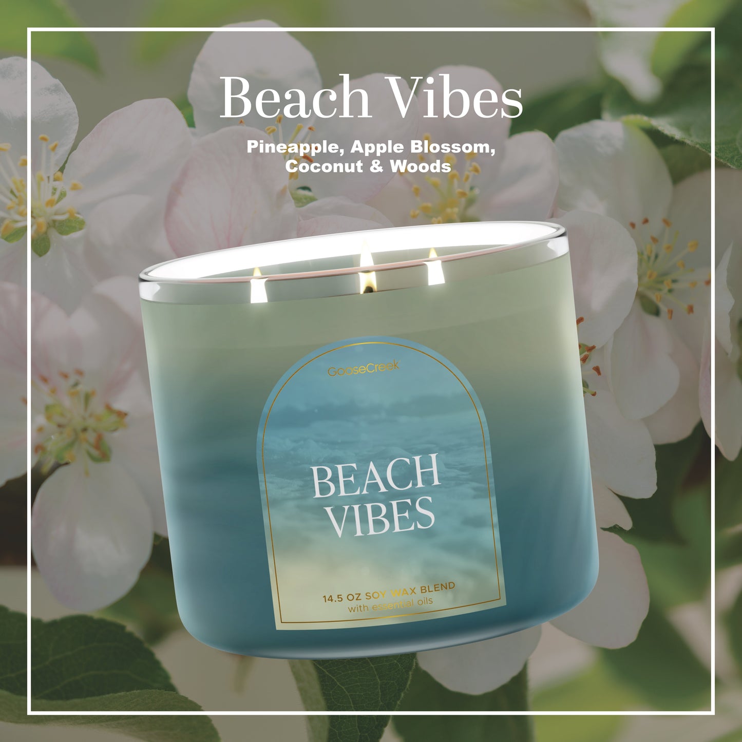 Beach Vibes Large 3-Wick Candle