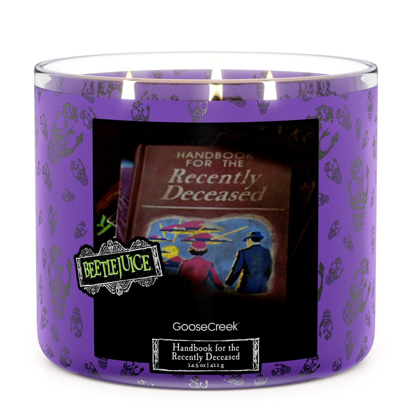 Beetlejuice- Handbook for the Recently Deceased 3-Wick Candle