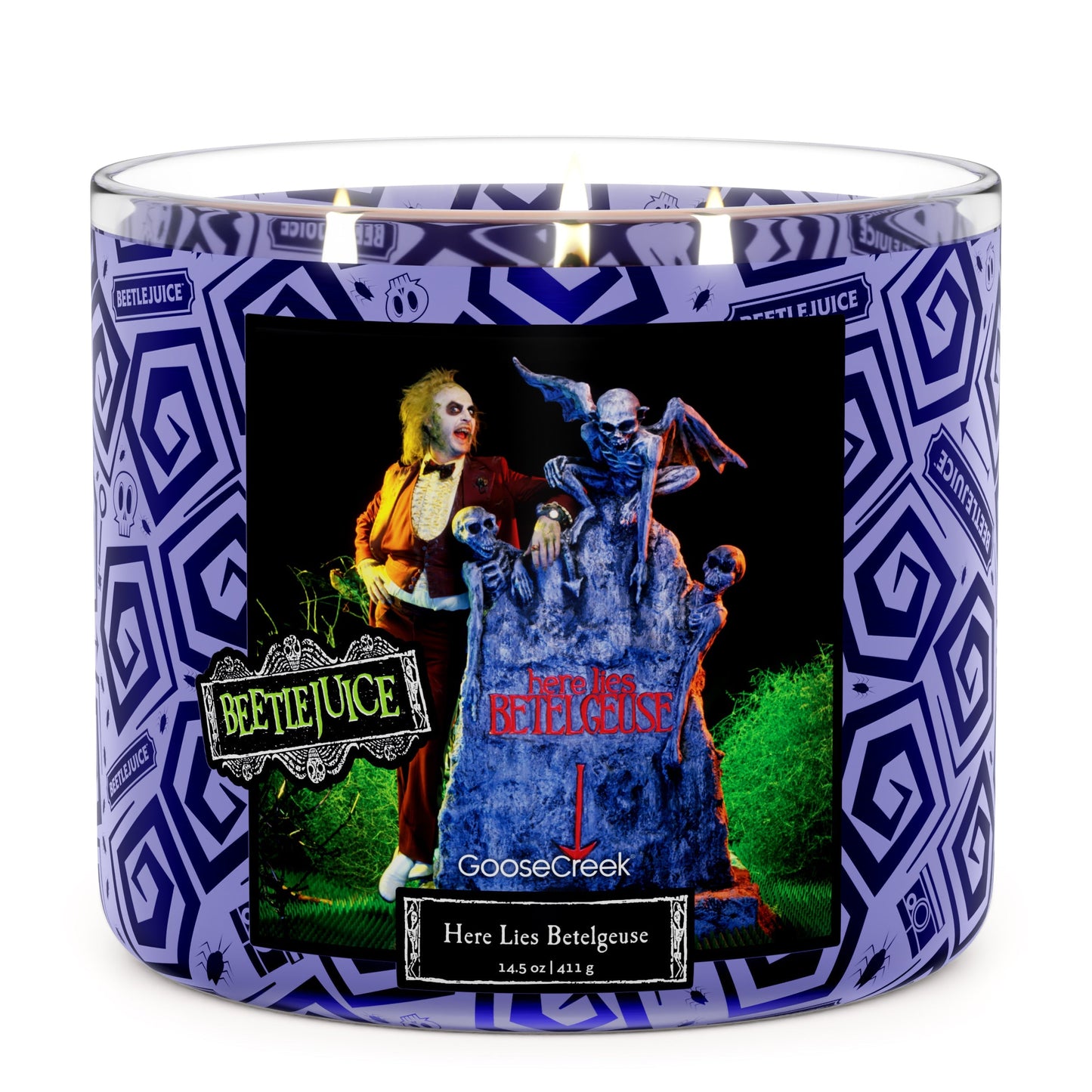 Beetlejuice- Here Lies Betelgeuse 3-Wick Candle