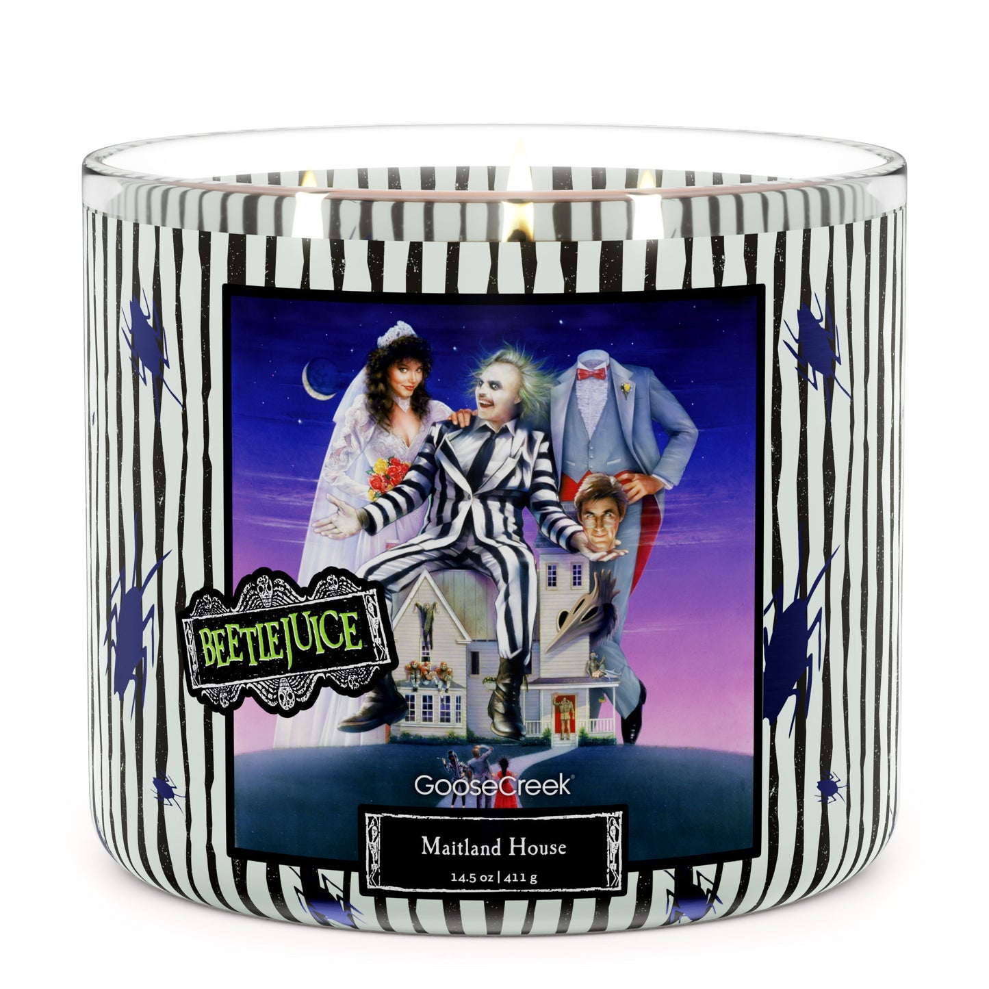 Beetlejuice- Maitland House 3-Wick Candle