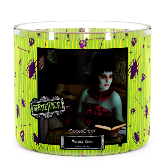 Beetlejuice- Waiting Room 3-Wick Candle