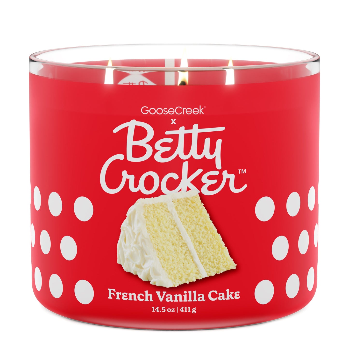 Betty Crocker - French Vanilla Cake- Large Three Wick Candle