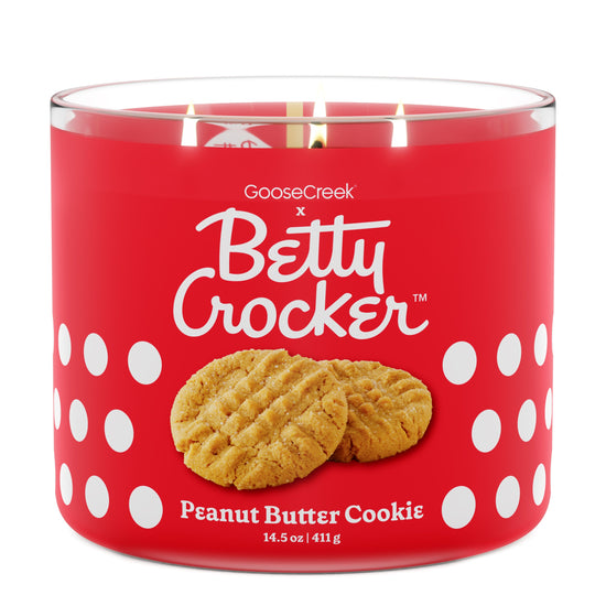 Betty Crocker - Peanut Butter Cookie - Large Three Wick Candle