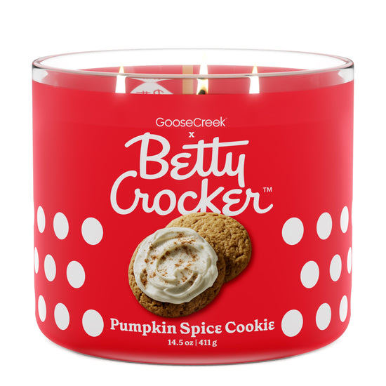 Betty Crocker - Pumpkin Spice Cookie - Large Three Wick Candle