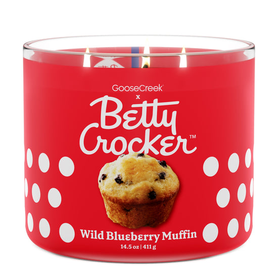 Betty Crocker - Wild Blueberry Muffin - Large Three Wick Candle