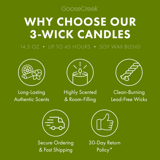 Black Candy Apple 3-Wick Candle
