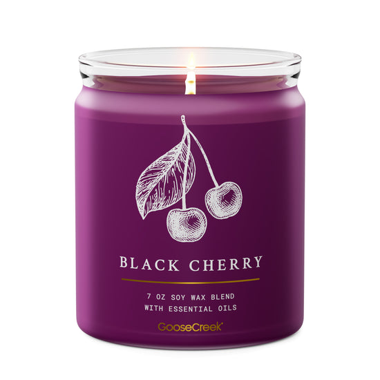 Black Cherry 7oz Single Wick Candle