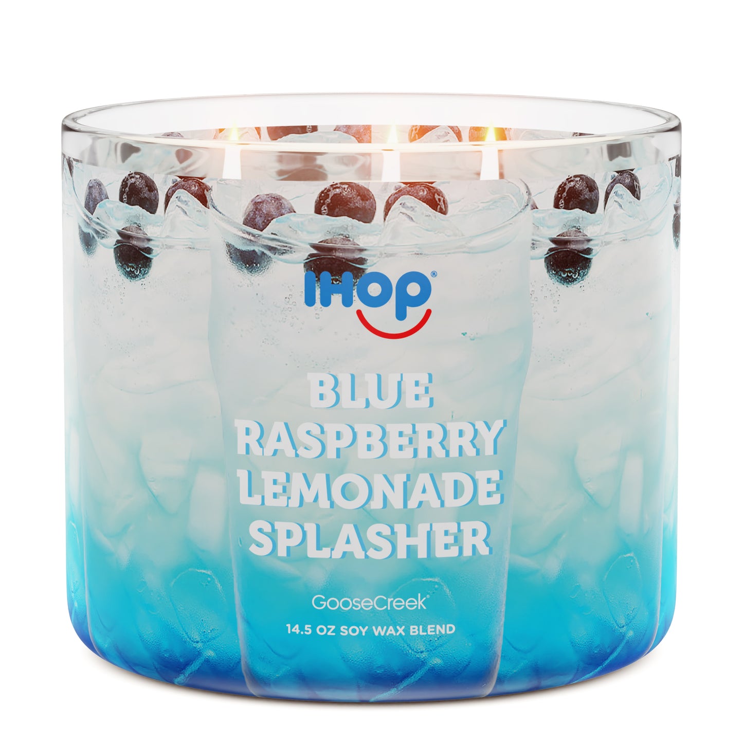 Blue Raspberry Lemonade Splasher IHOP 3-Wick Candle