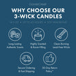 Load image into Gallery viewer, Blueberry Cake Donut 3-Wick Candle
