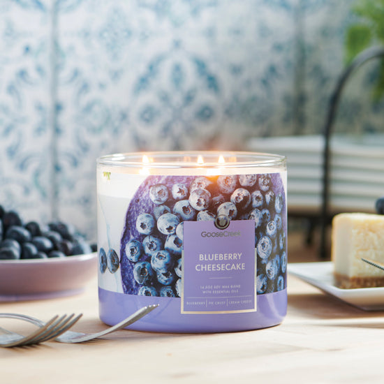 Load image into Gallery viewer, Blueberry Cheesecake Large 3-Wick Candle
