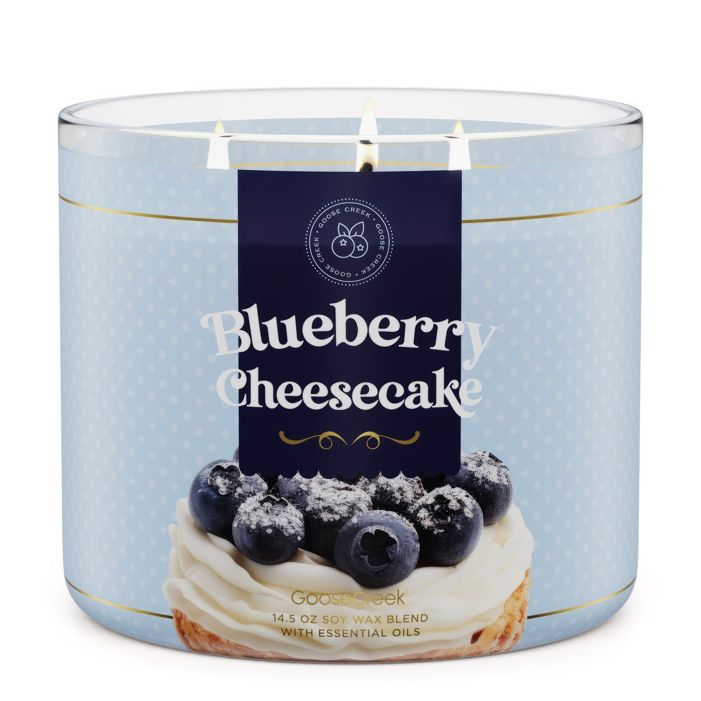 Load image into Gallery viewer, Blueberry Cheesecake Large 3-Wick Candle
