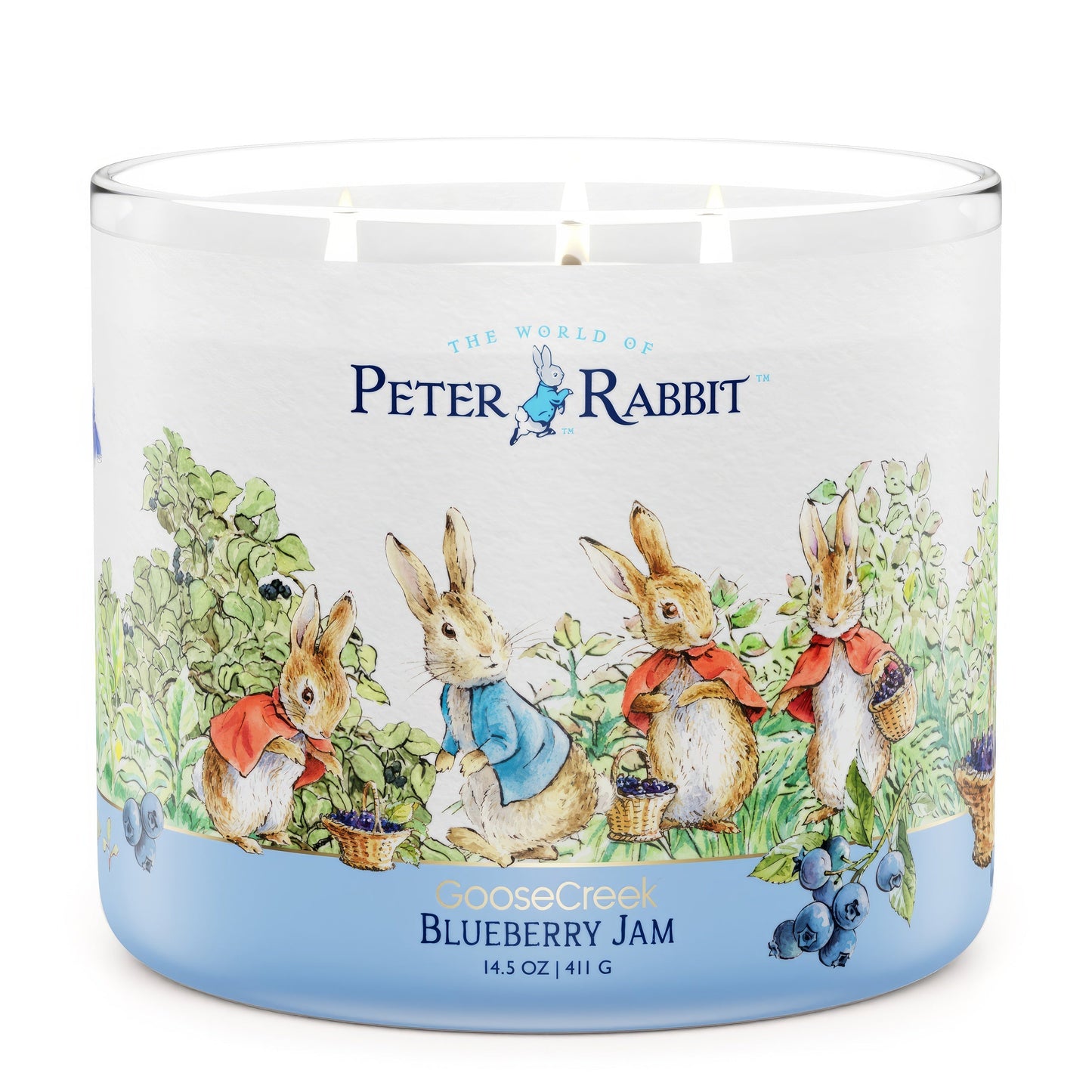 Blueberry Jam Peter Rabbit 3-Wick Candle