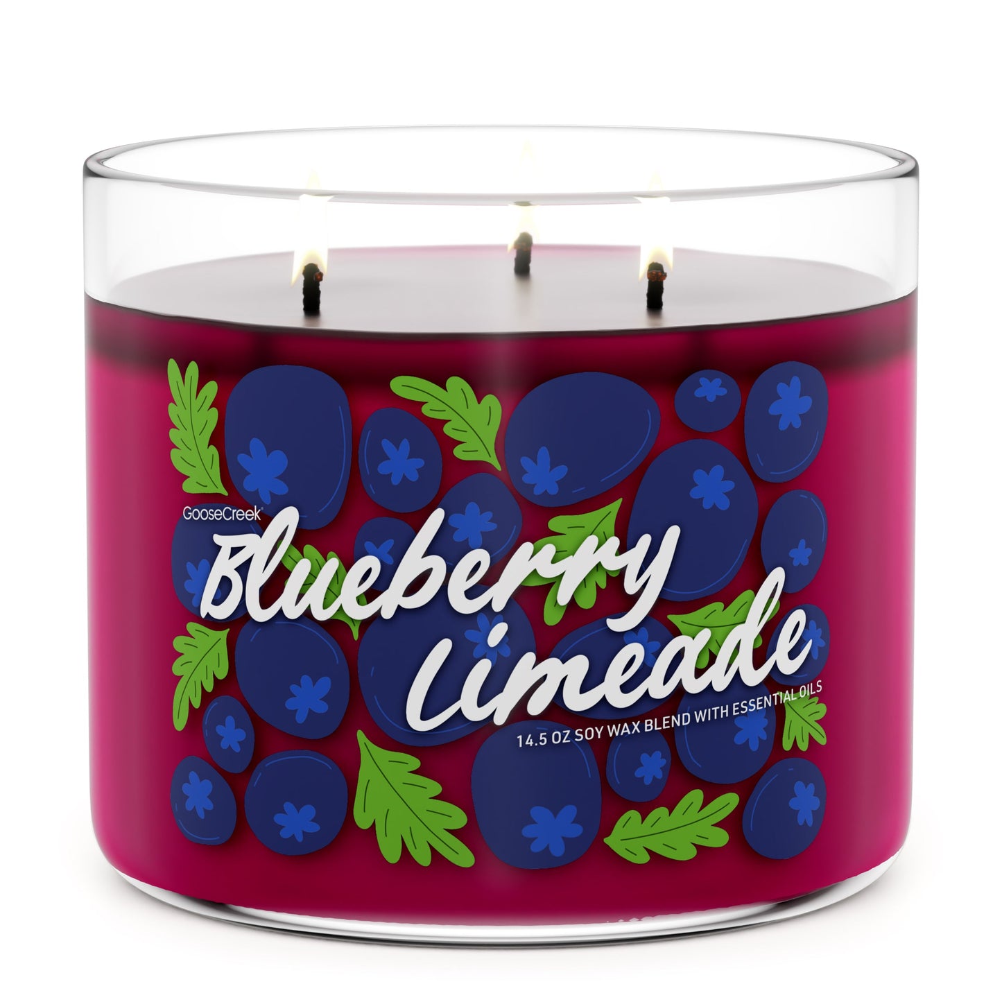 Blueberry Limeade Large 3-Wick Candle