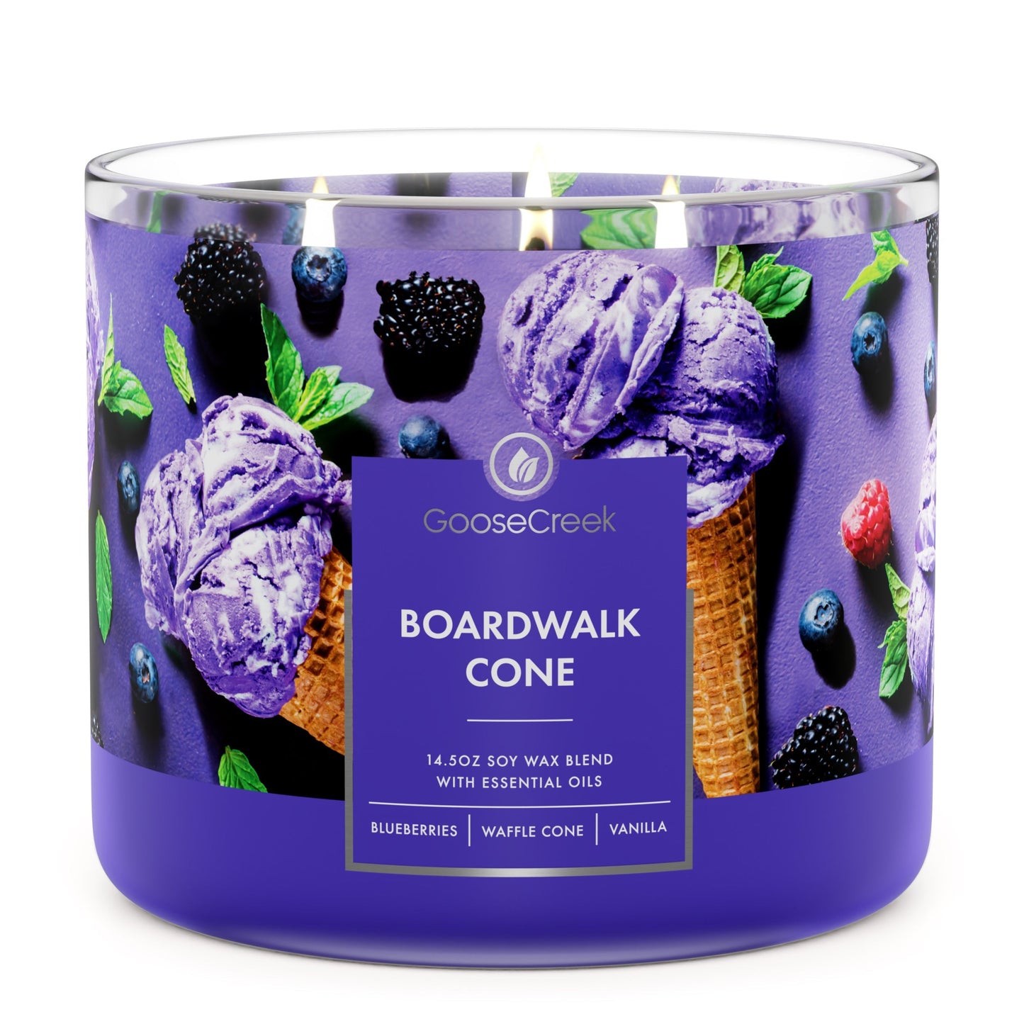 Boardwalk Cone 3-Wick Candle