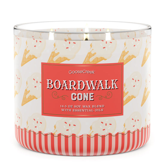 Boardwalk Cone Large 3-Wick Candle