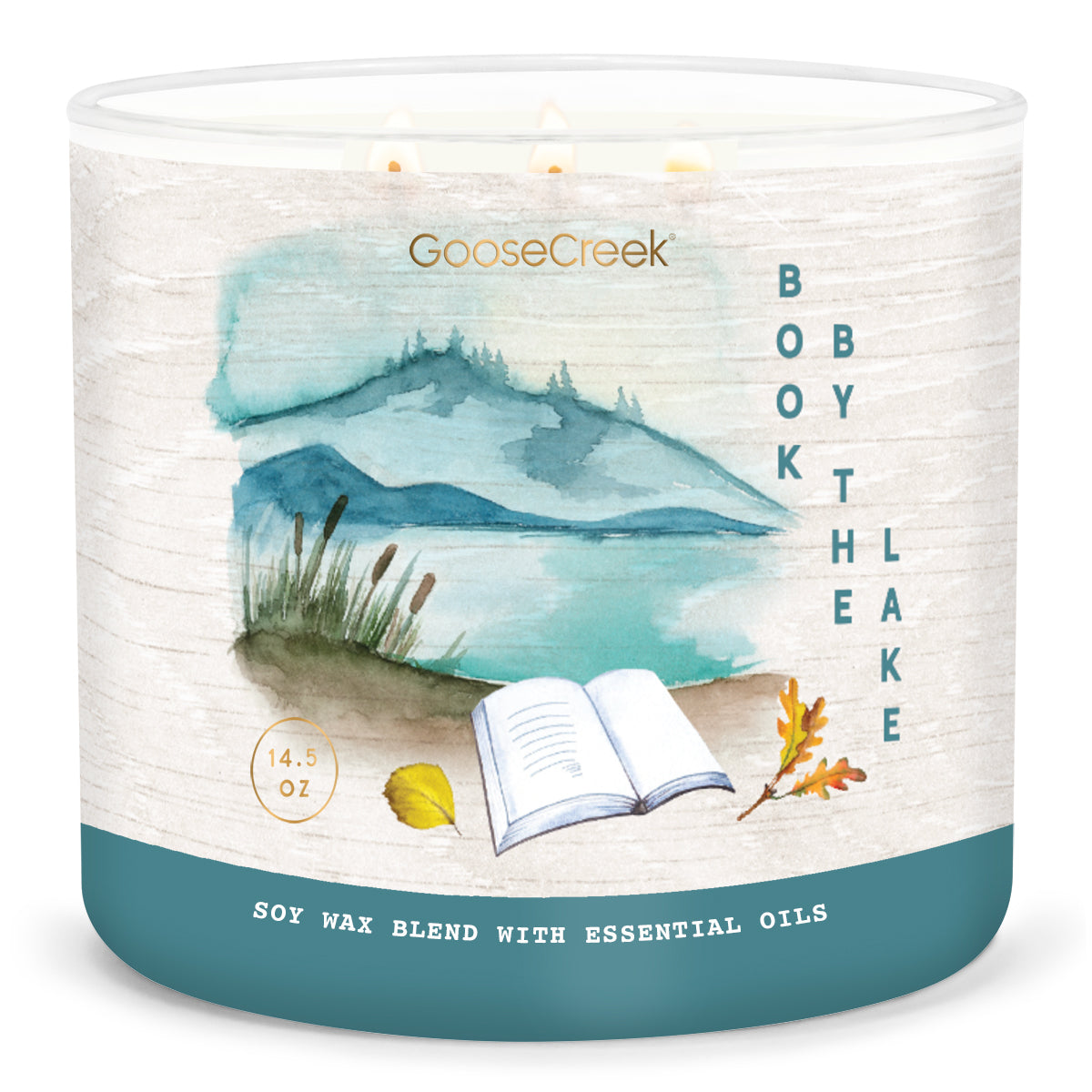 Book by The Lake Large 3-Wick Candle
