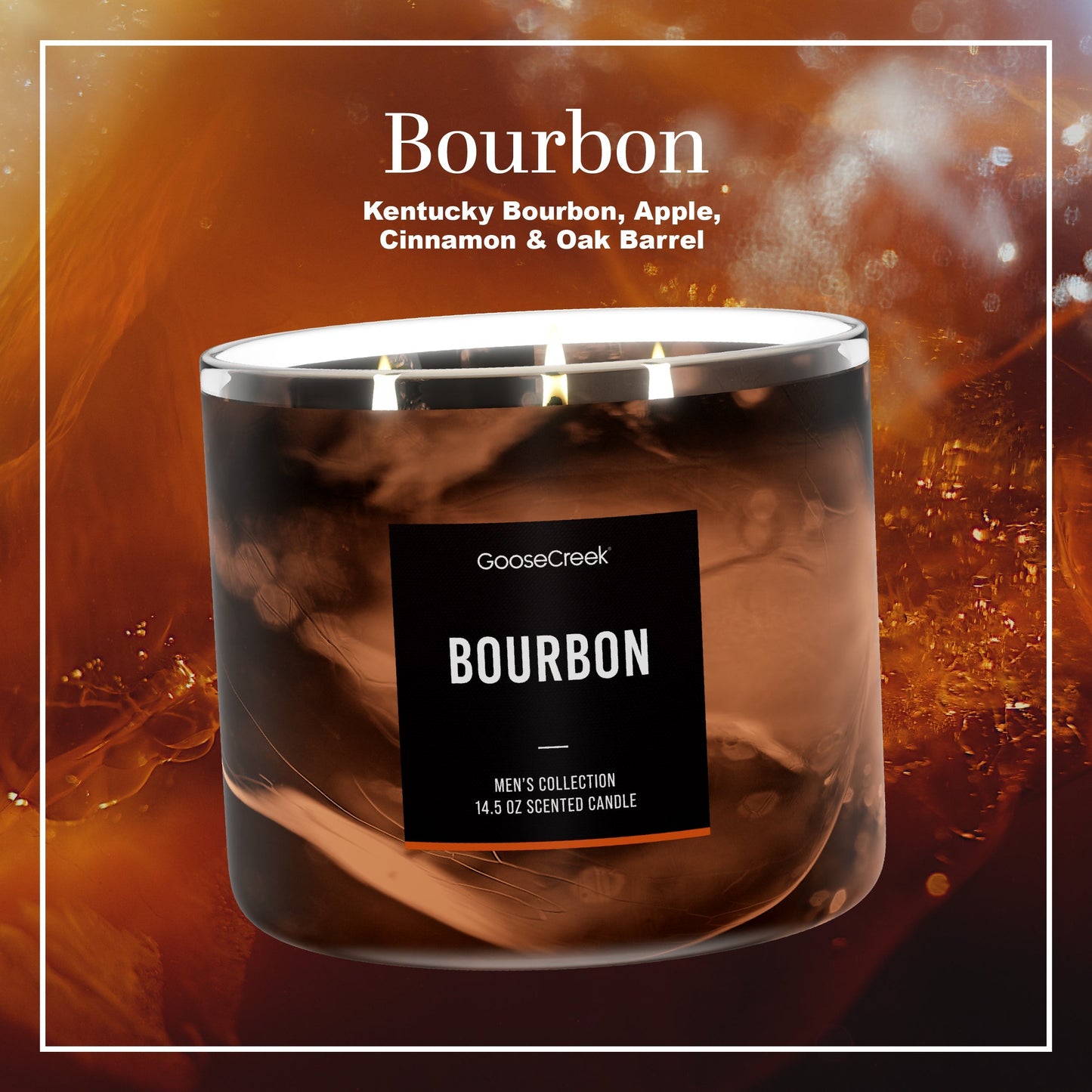 Bourbon 3-Wick Candle