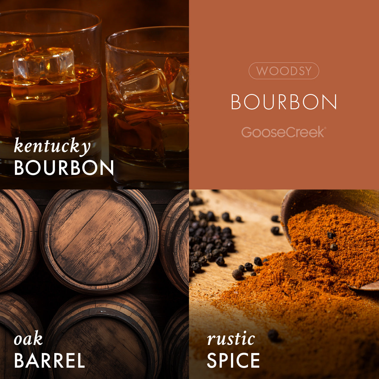 Bourbon 3-Wick Candle