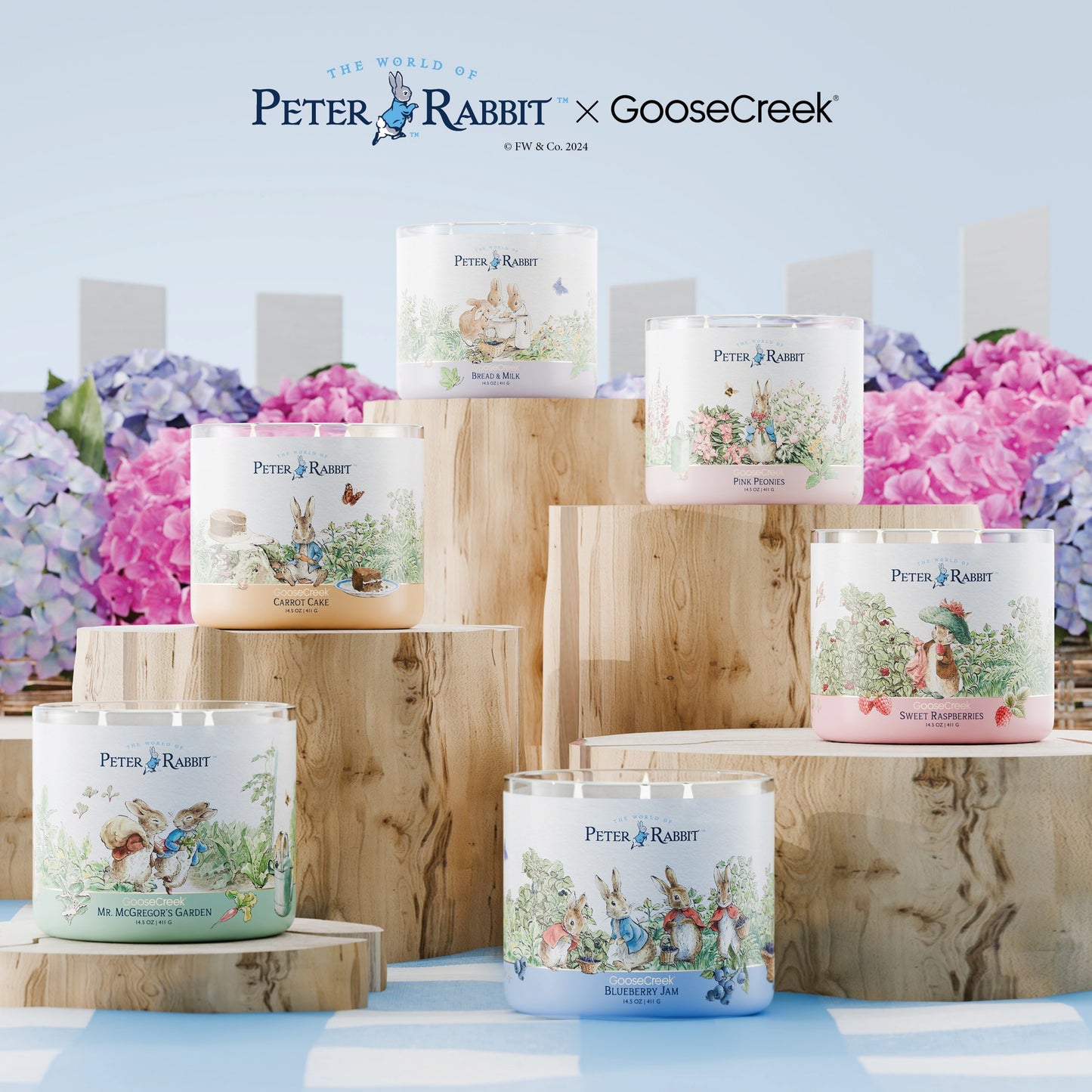 Bread & Milk Peter Rabbit 3-Wick Candle