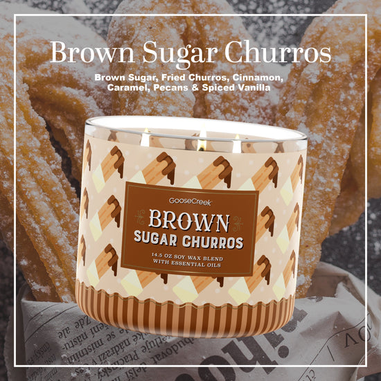 Brown Sugar Churros 3-Wick Candle