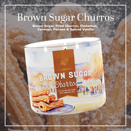 Brown Sugar Churros 3-Wick Candle