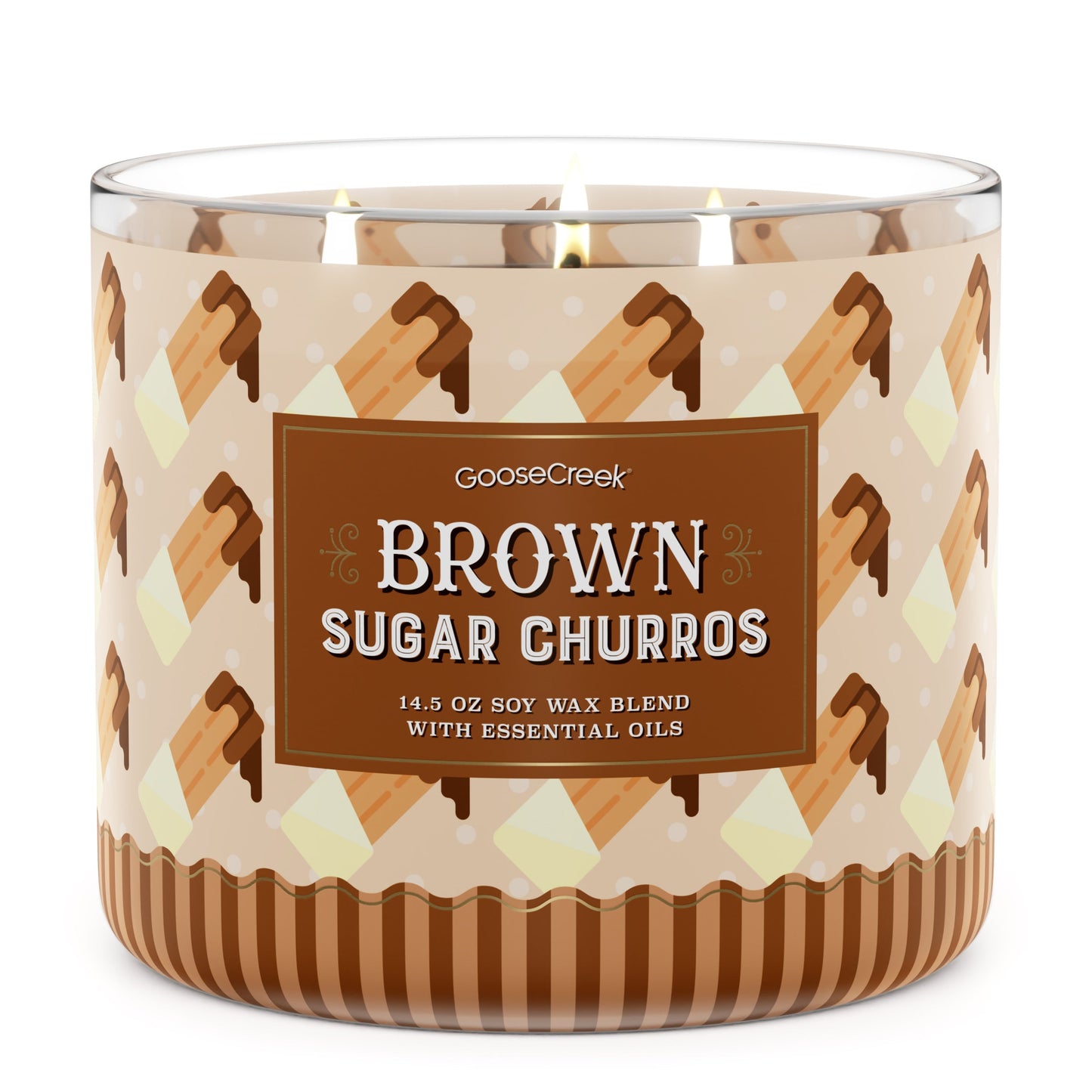 Brown Sugar Churros Large 3-Wick Candle