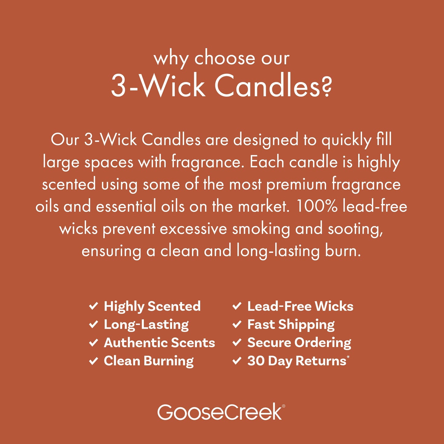 Burlwood & Oak Large 3-Wick Candle
