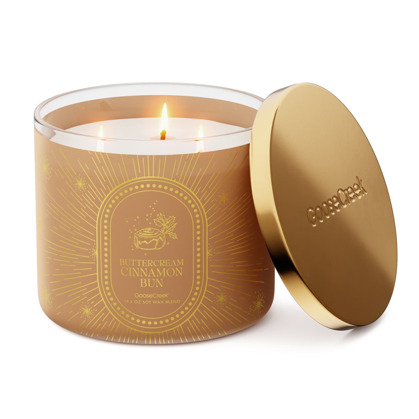 Buttercream Cinnamon Bun 3-Wick Candle