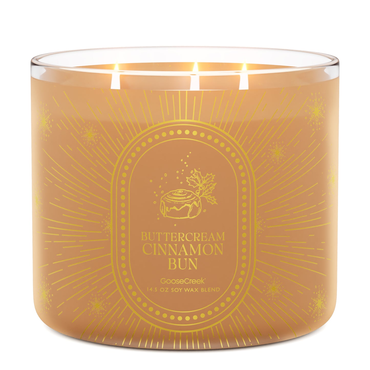 Buttercream Cinnamon Bun 3-Wick Candle