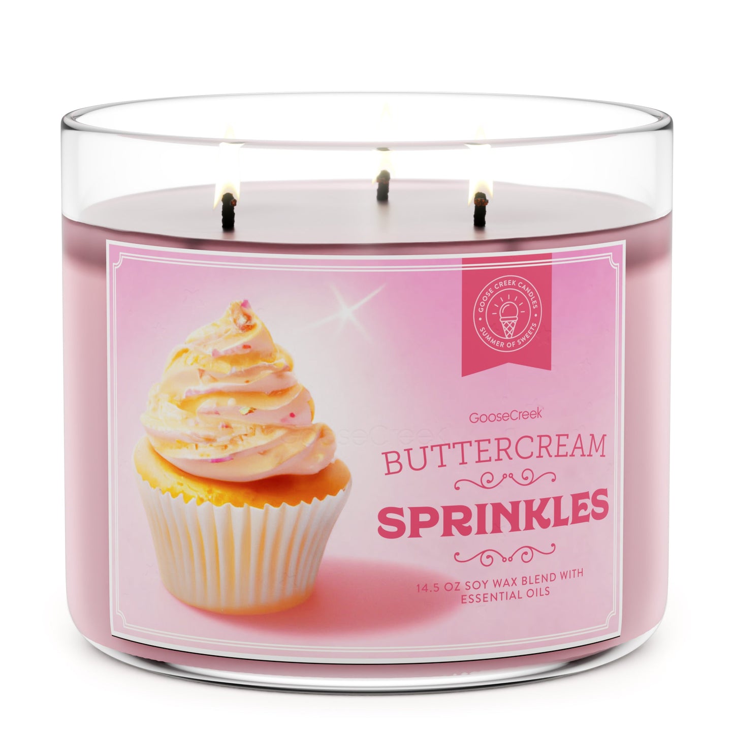 Buttercream Sprinkles Large 3-Wick Candle