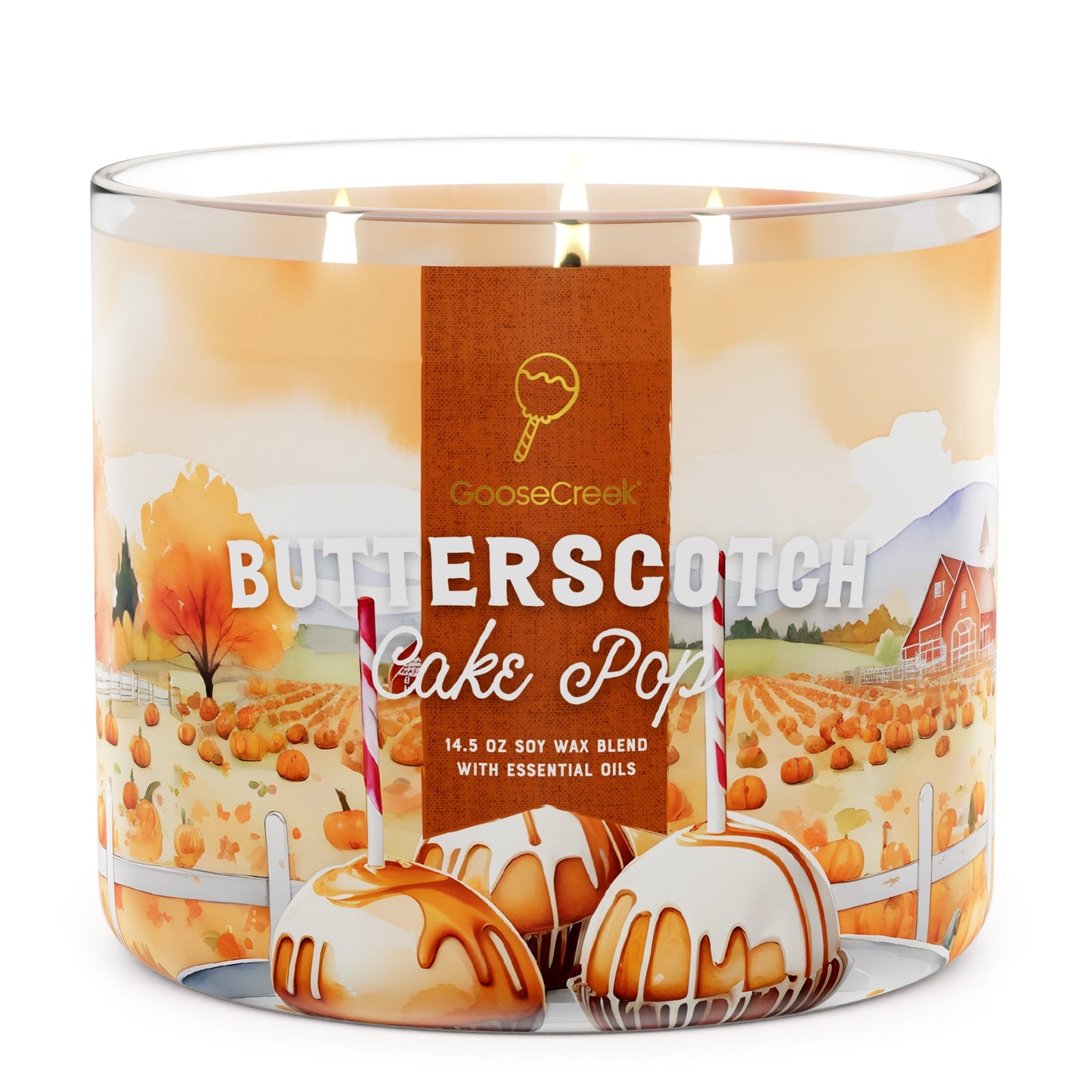 Butterscotch Cake Pop 3-Wick Candle