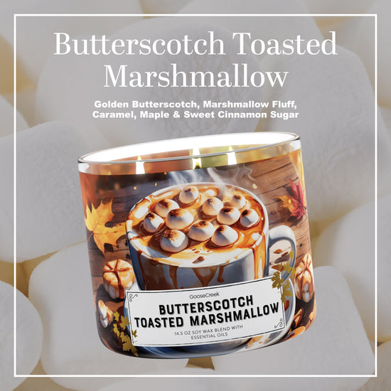 Butterscotch Toasted Marshmallow 3-Wick Candle