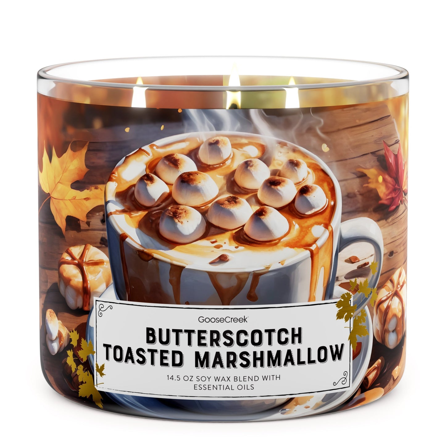 Butterscotch Toasted Marshmallow 3-Wick Candle