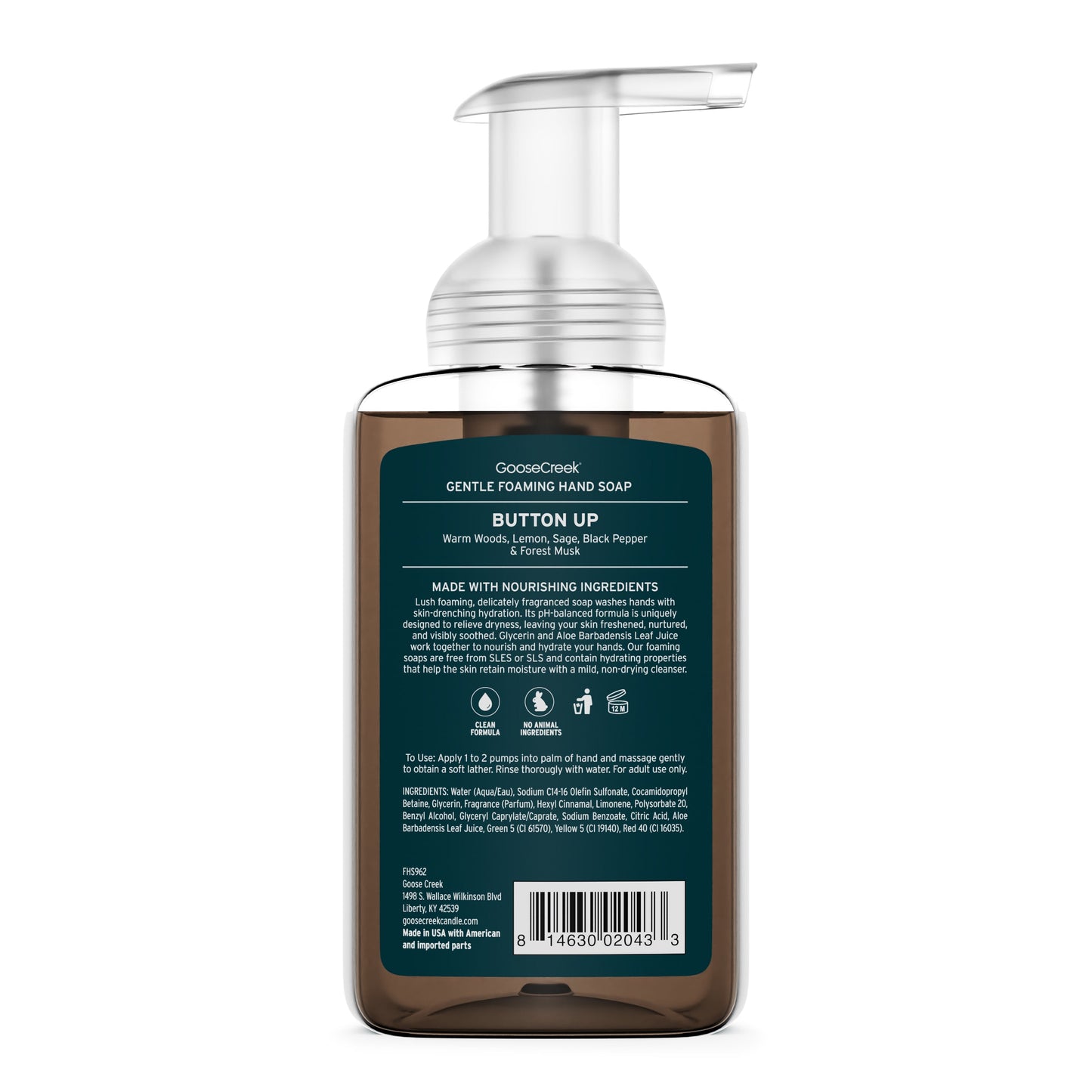 Button-Up Lush Foaming Hand Soap
