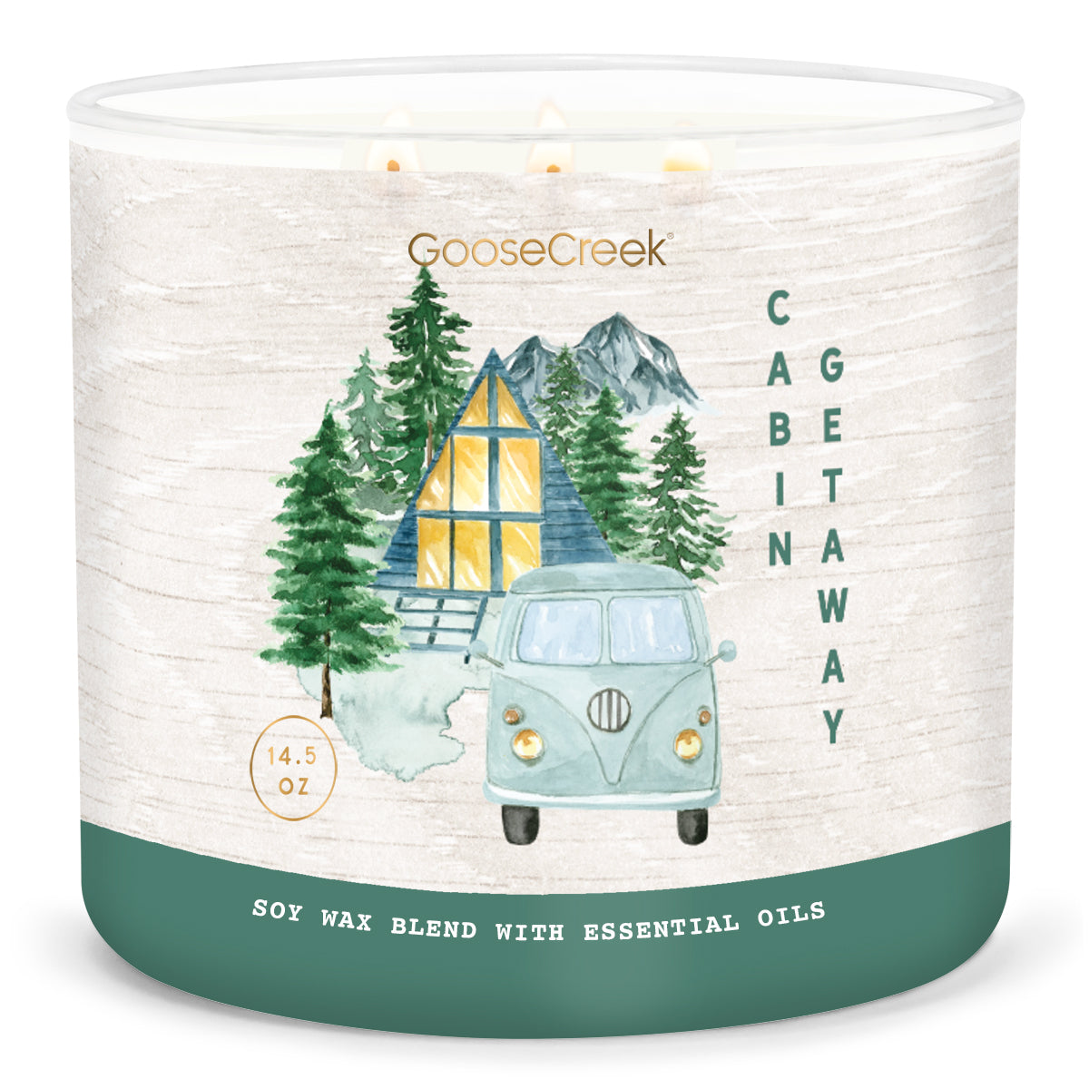 Cabin Getaway 3-Wick Candle