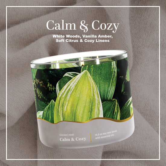 Calm & Cozy 3-Wick Candle