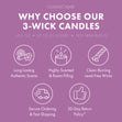 Load image into Gallery viewer, Calm &amp;amp; Cozy 3-Wick Candle
