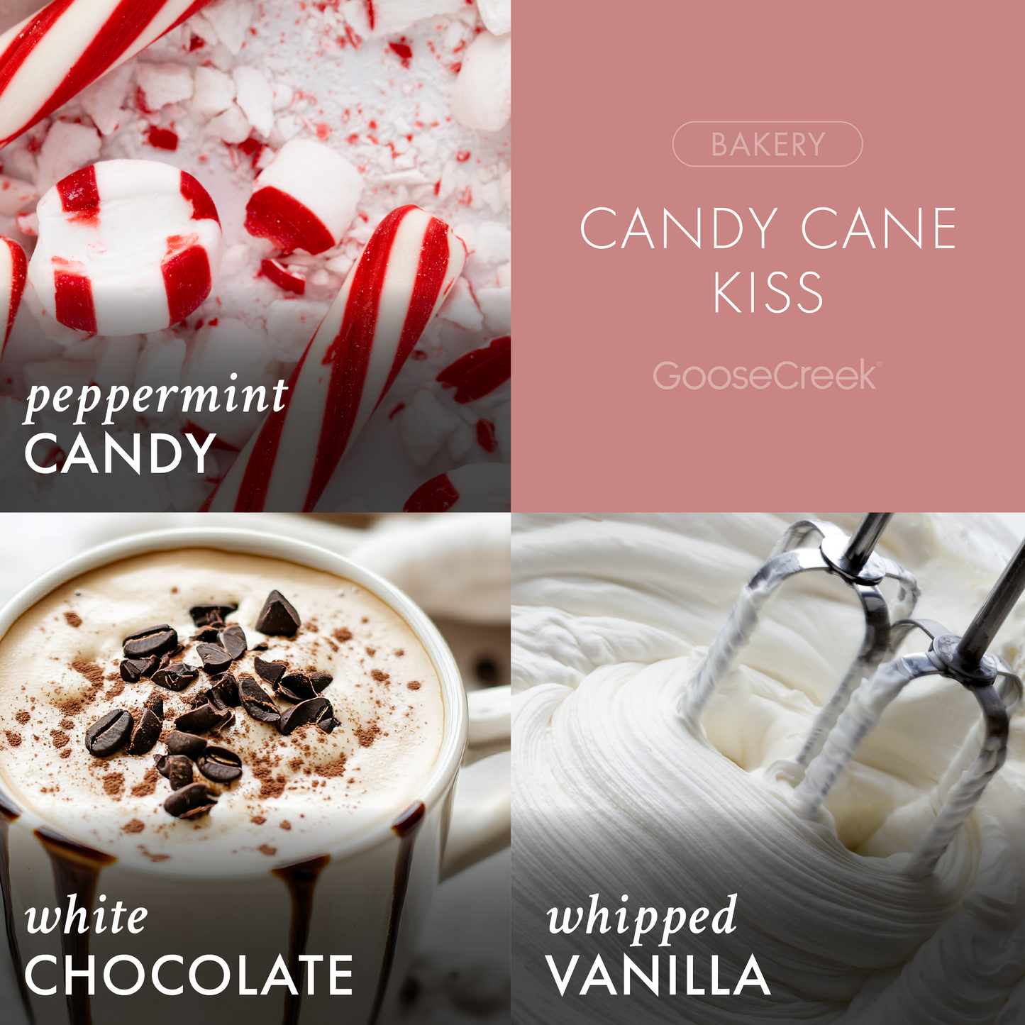 Candy Cane Kiss 3-Wick Candle