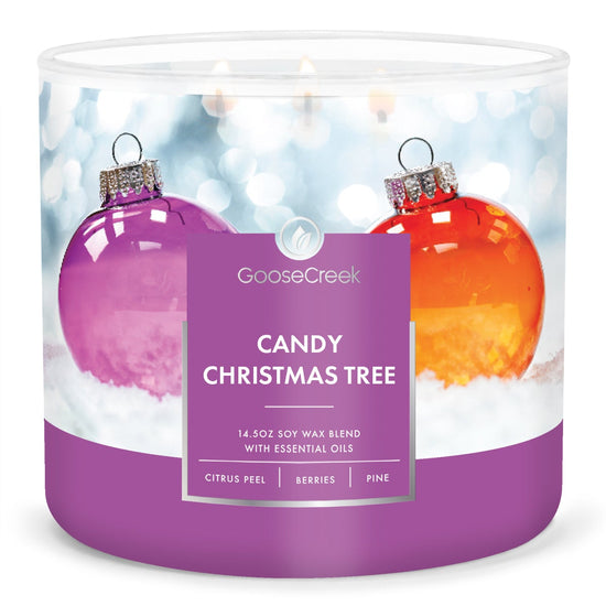 Candy Christmas Tree Large 3-Wick Candle