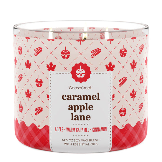 Caramel Apple Lane Large 3-Wick Candle