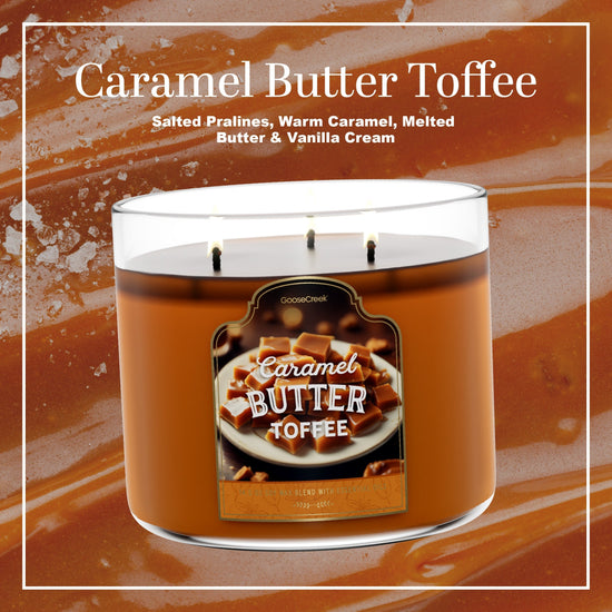 Caramel Butter Toffee Large 3-Wick Candle